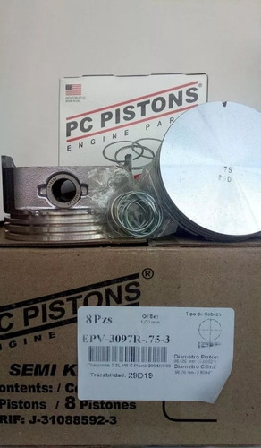 Pistones/anillos Cheyenne/ Silverado/ Avalanche / Tahoe 5.3
