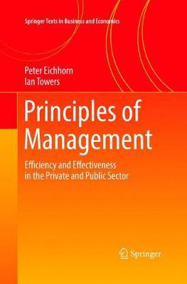 Libro Principles Of Management : Efficiency And Effective...