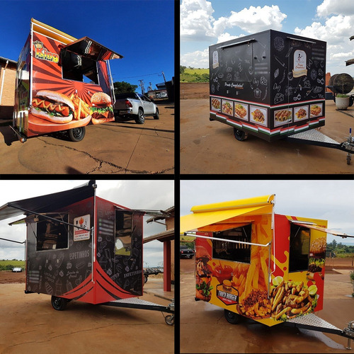 Trailer P/ Lanches, Açaí, Pizza, Espetinho-zero Km
