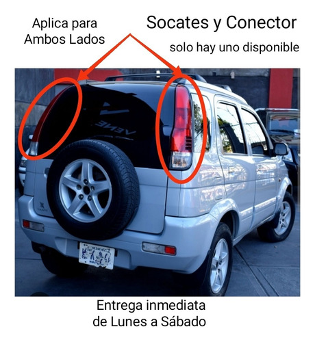 Socates Y Conector Para  Stop Toyota Terio Xl 02/07 Original