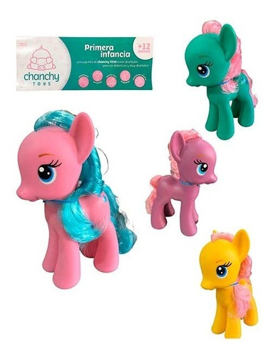 Pony Poni Para Peinar Y Jugar 20cm Con Pelo Largo