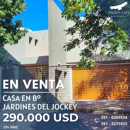 Se Vende Propiedad Única En Barrio Jardines Del Jockey - Córdoba