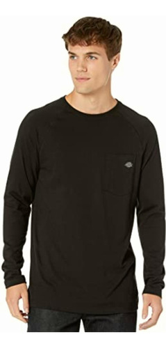 Dickies Playera De Manga Larga Para Hombre, Tamaño Grande Y