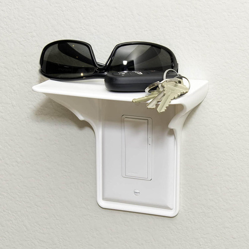 Estante Con Enchufe De Pared De 1 Pieza, Organizador Platead