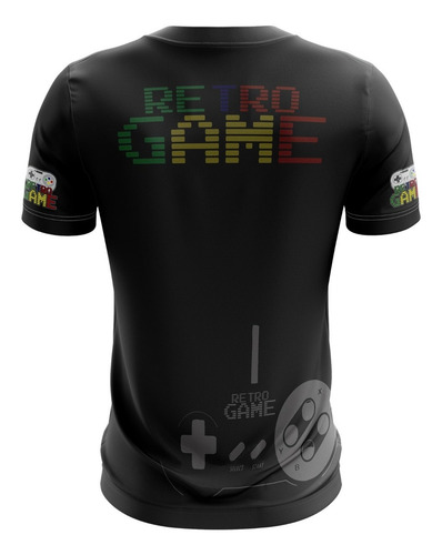 Playera Sublimada Retro Game Control Talla Extra