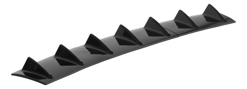 Deflector Negro Negro, 3 Piezas, Chasis, Aleta Trasera Unive