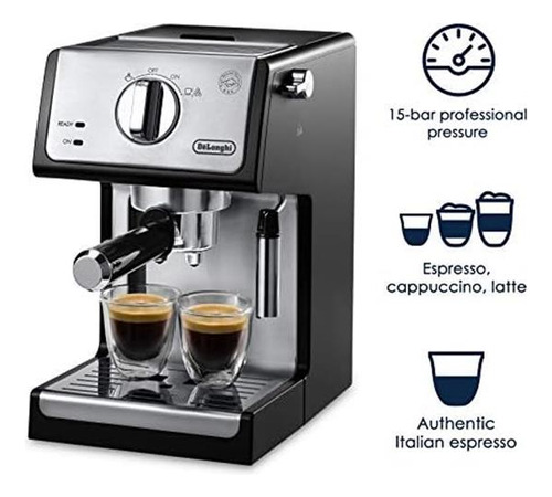 Cafetera Eléctrica De'longhi Ecp3420 Tipo Expresso Cromo