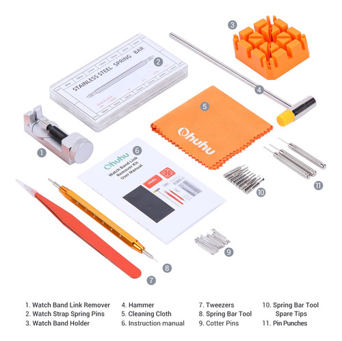 Ohuhu - Kit De Herramientas De Extraccin De Eslabones De Rel