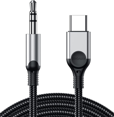 Cable Usb C A Auxiliar De Audio De 3,5 Mm, Unidversal/gris