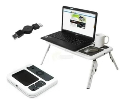 Mesa Plegable Notebook Lapto Con Ventilador Portát