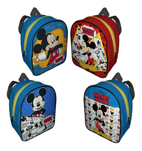 60 Mochilas Bolos Dulceros Mickey Mouse Personalizadas