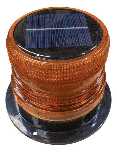 Torreta Con Panel Solar Led 360° Magnética Y Atornillable 