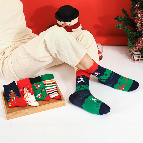 1 Par De Calcetines Unisex Hasta Media Pantorrilla Con Temát