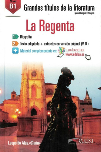 Regenta B1 - Audio descargable en plataforma, de Clarin, Leopoldo Alas. Editora Distribuidores Associados De Livros S.A., capa mole em español, 2015