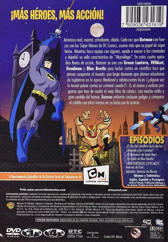 Batman El Valiente Volumen 2 Coleccion 4 Episodios Dvd