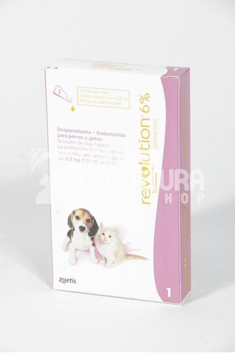 Pipeta Revolution Para Cachorros De 0 A 2,5 Kg