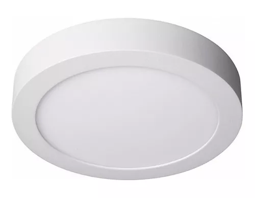 PANEL LED REDONDO 12W LUZ CALIDA CONTRUFACIL