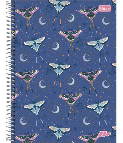 Caderno 10x1 Cp.dura Colegial D+ Feminino 200 Folhas