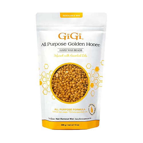 Perlas De Cera Dura Gigi, Depilación Multiusos Golden Honee