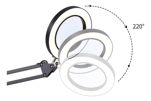 Led Lighting 5x Lámpara De Aumento Con Abrazadera Manos Libr Led Lighting 5x Lámpara De Aumento Con Abrazadera Manos Libr
