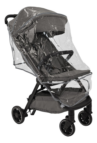 Carro de mala de bebê compacto Nuna Trvl Color Granite