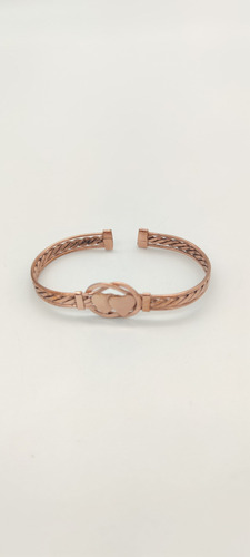 Pulsera De Cobre, Ajustable, Diseño Unisex Corazones #3