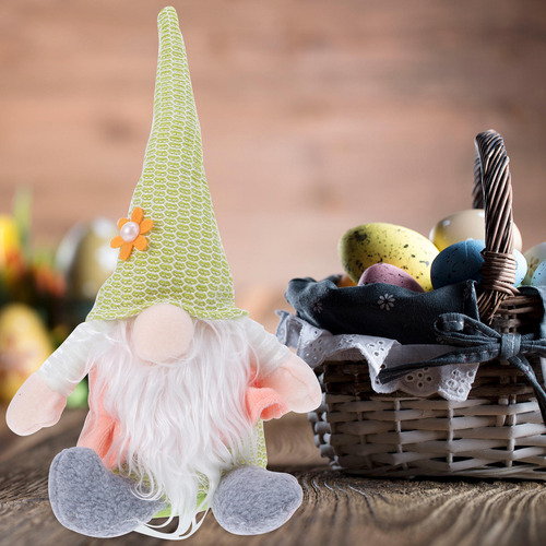 Decoración De Gnomo Sentado Para Decoración De Gnomos De Pas