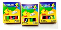 Comprar 25 Caixas De Massinhas 25 Mini Giz De Cera (5 Cm) 50 Moldes