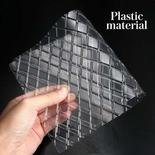 Impresión De Molde De Grano Transparente Con Patrón De Rejil