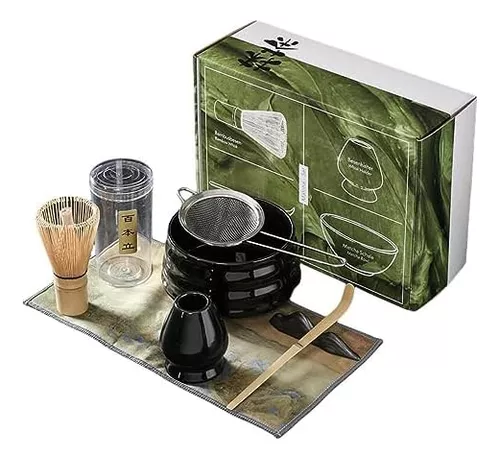 Zurucily Juego De Té Matcha De 7 Piezas, Kit De Batidor Matc