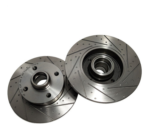 Par Disco De Freio Traseiro Com Cubo Vw Golf Mk3 226mm 3393