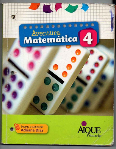 Aventura Matematica 4 - Aique Usado