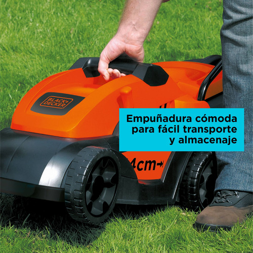 Imagen 8 de 11 de Cortadora De Césped 34cm 1200w Black+decker Gr3400-b3