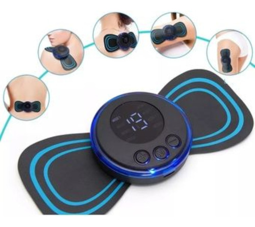 Masajeador Ems Smart Mini Parche Estimulador Gimnasia Cuello