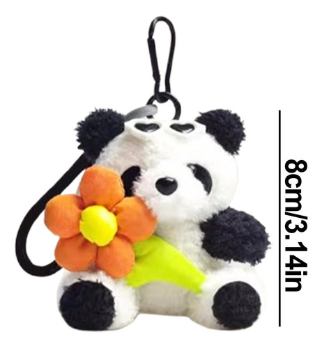 Lindo Llavero De La Felpa Llavero De La Panda Colgante Panda