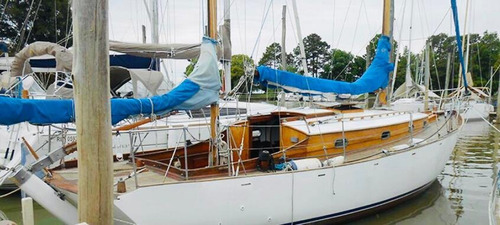 Velero En Madera 10,50 Ketch Muy Bueno