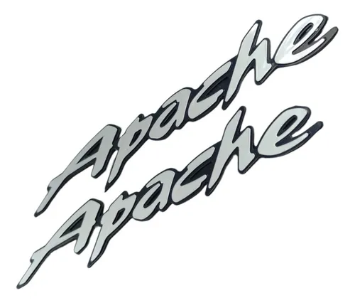 Emblemas Tvs Apache Rtr 200 Alto Relieve 
