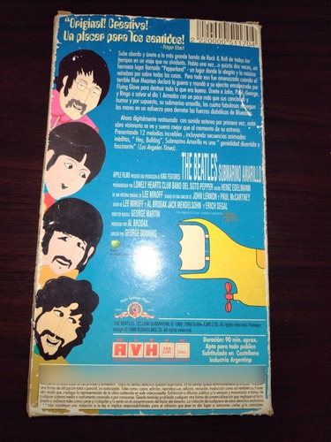 The Beatles Submarino Amarillo En Vhs!!!!! (Usado)