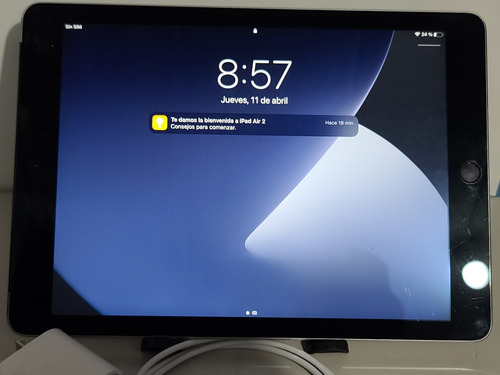 Apple iPad Air 2 Space Gray Wifi+sim Con Cargador Como Nueva