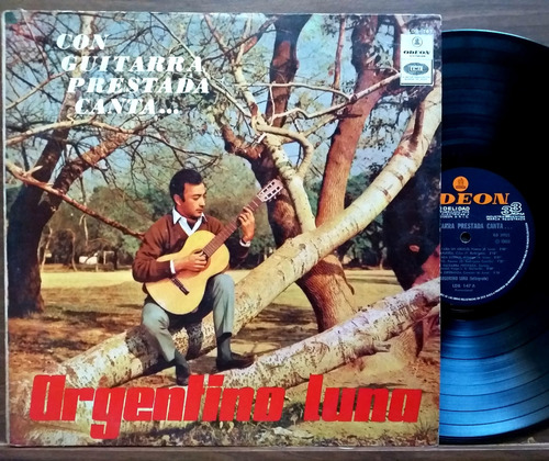 Argentino Luna - Con Guitarra Prestada - Lp 1968 Folklore 