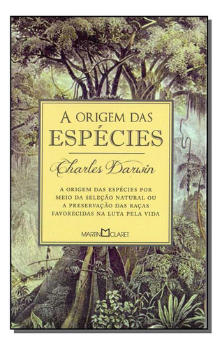 Libro Origem Das Especies A De Darwin Charles Martin Claret