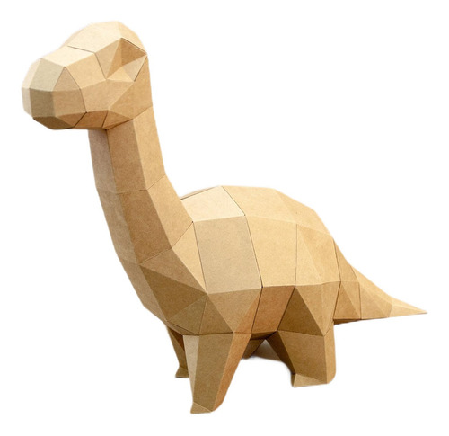 Brontosaurus Dinosaurio Para Armar Papercraft Papiroflexia 