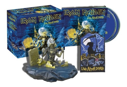 Iron Maiden - LIVE AFTER DEATH BOX SET- cd + eddie + patch 2020