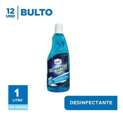 Limpiapisos Con Vinagre Bondi X 1000 Ml Bulto (12)