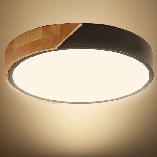 Lámpara De Techo Led 24w Redonda Para Interior Luz Cálida
