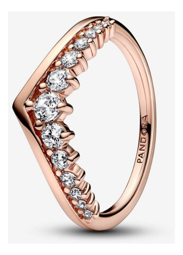 Anillo Pandora Rose Gold 9.25 Diseño De Corazón 