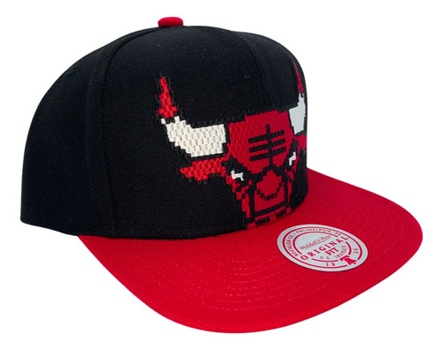 Gorra Mitchell & Ness Chicago Bulls 8 Bit Xl Hwc Ajustable