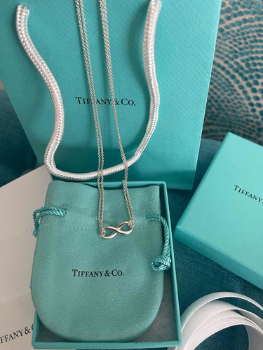 Colgante Collar Tiffany & Co Infinity En Plataoriginal !!!