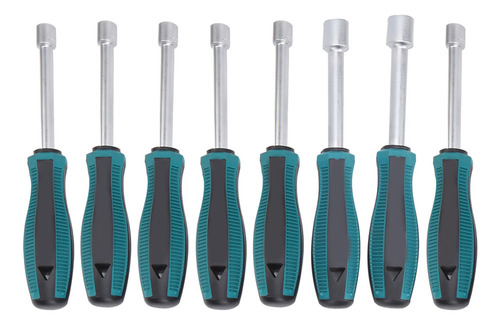 Juego De 8 Destornilladores Hexagonales Con Funda De Tornill