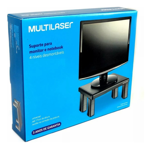 Kit 5 Suporte Monitor Notebook Laptop 4 Níveis Desmontável